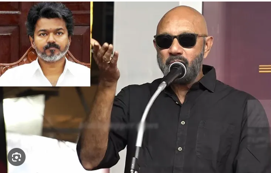 அரசியல் நாகரிகம் எங்கே? சி.எம். விஜயை கடுமையாக சாடிய சத்யராஜ்: ஸ்டாலினுக்காக கண்ணீர் விட்டு கதறல்! - satyaraj